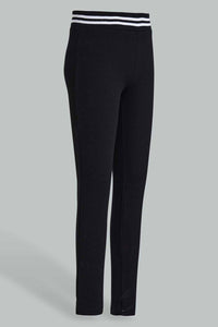 Redtag-Black-Rib-Leggings-Category:Leggings,-Colour:Black,-Filter:Senior-Girls-(9-to-14-Yrs),-GSR-Leggings,-New-In,-New-In-GSR,-Non-Sale,-S22D,-Section:Kidswear,-TBL-Senior-Girls-