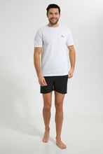 Load image into Gallery viewer, Redtag-Black-Swim-Short-Swim-Shorts--
