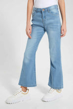Load image into Gallery viewer, Redtag-Light-Wash-Flared-Skinny-Jeans-Category:Jeans,-Colour:Light-Wash,-Filter:Senior-Girls-(9-to-14-Yrs),-GSR-Jeans,-New-In,-New-In-GSR,-Non-Sale,-S22D,-Section:Kidswear-Senior-Girls-9 to 14 Years

