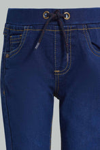 Load image into Gallery viewer, Redtag-Dark-Wash-Knit-Pull-On-Denim-Pant-Category:Jeans,-Colour:Dark-Wash,-Filter:Infant-Boys-(3-to-24-Mths),-INB-Jeans,-New-In,-New-In-INB,-Non-Sale,-S22D,-Section:Kidswear-Infant-Boys-3 to 24 Months
