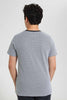 Redtag-Black-Jacquard-Plain-Tee-Plain-T-Shirts-Senior-Boys-9 to 14 Years