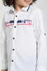 Redtag-White-Knitted-Collar-Fs-Shirt-Casual-Shirts-Boys-2 to 8 Years