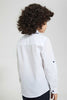 Redtag-White-Knitted-Collar-Fs-Shirt-Casual-Shirts-Boys-2 to 8 Years