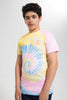 Redtag-White-Bsr-Tye-Dye-Tee-Embellished-T-Shirts-Senior-Boys-9 to 14 Years