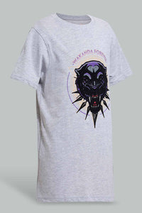 Redtag-Grey-Mel-Black-Panther-Tee-BSR-T-Shirts,-Category:T-Shirts,-Colour:Grey,-Filter:Senior-Boys-(9-to-14-Yrs),-New-In,-New-In-BSR,-Non-Sale,-S22D,-Section:Kidswear,-TBL-Senior-Boys-9 to 14 Years