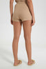 Redtag-Brown-Rib-Shorts-Loungewear-Shorts-Women's-