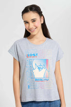 تنزيل الصورة على معرض الصور، Redtag-Mid-Grey-Casual-T-Shirt-Category:T-Shirts,-Colour:Grey,-Filter:Senior-Girls-(9-to-14-Yrs),-GSR-T-Shirts,-New-In,-New-In-GSR,-Non-Sale,-S22D,-Section:Kidswear,-TBL-Senior-Girls-9 to 14 Years
