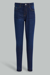 Redtag-Dark-Wash-Mid-Waist-Jean-Category:Jeans,-Colour:Darkwash,-Filter:Women's-Clothing,-New-In,-New-In-Women-APL,-Non-Sale,-RMD_Festive,-S22C,-Section:Women,-Women-Jeans-Women's-