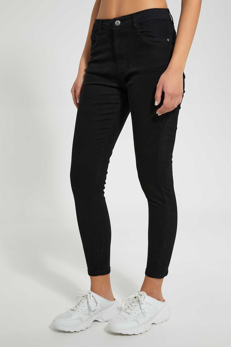 Redtag-Black-High-Wasit-Jean-Jeans-High-Rise-Women's-