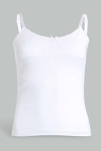 Load image into Gallery viewer, Redtag-White-X-White-Vest-(2Pack)-365,-Category:Vests,-Colour:White,-Filter:Senior-Girls-(9-to-14-Yrs),-GSR-Vests,-New-In,-New-In-GSR,-Non-Sale,-Section:Kidswear-Senior-Girls-9 to 14 Years
