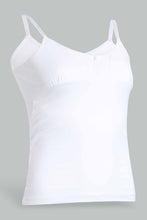 Load image into Gallery viewer, Redtag-White-X-White-Vest-(2Pack)-365,-Category:Vests,-Colour:White,-Filter:Senior-Girls-(9-to-14-Yrs),-GSR-Vests,-New-In,-New-In-GSR,-Non-Sale,-Section:Kidswear-Senior-Girls-9 to 14 Years
