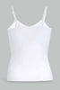 Redtag-White-X-White-Vest-(2Pack)-Vests-Senior-Girls-9 to 14 Years