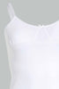 Redtag-White-X-White-Vest-(2Pack)-Vests-Senior-Girls-9 to 14 Years