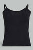 Redtag-Black-X-Black-Vest-(2Pack)-Vests-Senior-Girls-9 to 14 Years