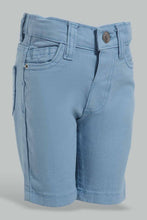 Load image into Gallery viewer, Redtag-Blue-Color-Denim-Short-Denim-Shorts-Infant-Boys-3 to 24 Months
