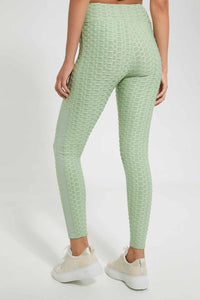 Redtag-Green-Jacquard-Active-Pant-Joggers-Women's-