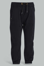 تنزيل الصورة على معرض الصور، Redtag-Black-Twill-Jogger-Pants-Jogger-Fit-Infant-Boys-3 to 24 Months
