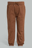 Redtag-Brown-Twill-Jogger-Chinos-Infant-Boys-3 to 24 Months