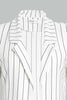 Redtag-White-Stripe-Rolled-Up-Sleeve-Jacket-Category:Jackets,-Colour:White,-Filter:Women's-Clothing,-New-In,-New-In-Women,-Non-Sale,-S22C,-Section:Women,-Women-Jackets-Women's-