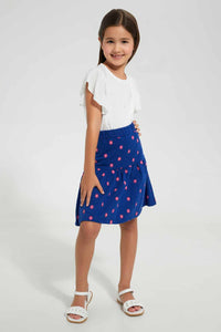 Redtag-Assorted-Aop-Skirt-Skirts-Girls-2 to 8 Years