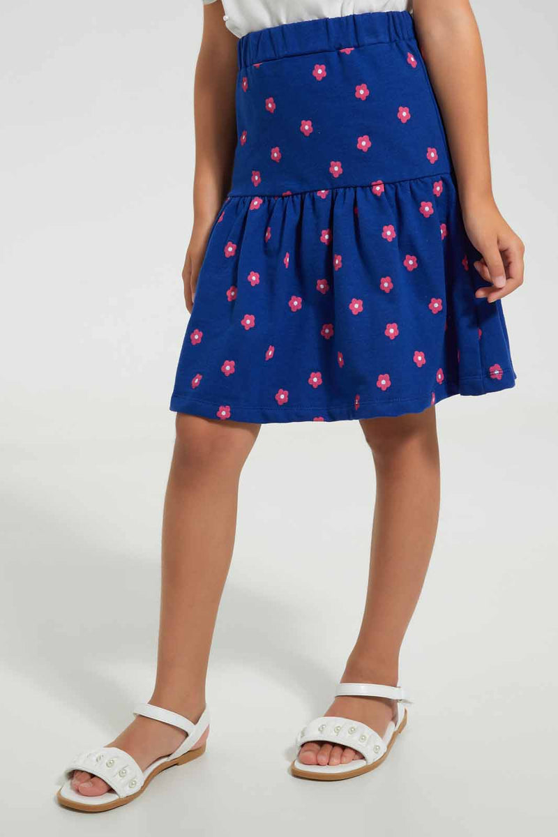 Redtag-Assorted-Aop-Skirt-Skirts-Girls-2 to 8 Years