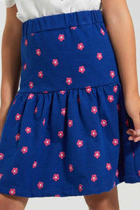 Redtag-Assorted-Aop-Skirt-Skirts-Girls-2 to 8 Years