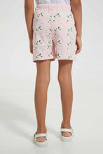 تنزيل الصورة على معرض الصور، Redtag-Assorted-Aop-Short-Casual-Shorts-Girls-2 to 8 Years
