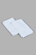 تنزيل الصورة على معرض الصور، Redtag-White-Textured-Cotton-Face-Towel-Set-(2-Piece)-365,-Category:Towels,-Colour:White,-Filter:Home-Bathroom,-HMW-BAC-Tow-Towels,-New-In,-New-In-HMW-BAC,-Non-Sale,-Section:Homewares-Home-Bathroom-
