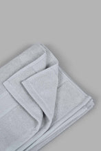 Load image into Gallery viewer, Redtag-Light-Grey-Textured-Cotton-Hand-Towel-Category:Towels,-Colour:Grey,-Filter:Home-Bathroom,-HMW-BAC-Tow-Towels,-New-In,-New-In-HMW-BAC,-Non-Sale,-S22C,-Section:Homewares-Home-Bathroom-
