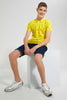 Redtag-Yellow-Allover-Polo-Tee-Polo-Shirts-Senior-Boys-9 to 14 Years