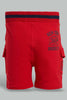 Redtag-Red-Cargo-Pocket-Rib-Active-Shorts-Active-Shorts-Infant-Boys-3 to 24 Months