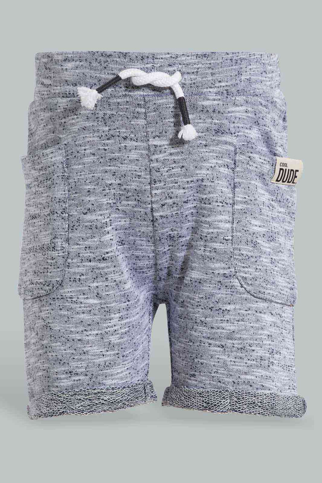 Redtag-Grey-Cargo-Yd-Active-Shorts-Active-Shorts-Infant-Boys-3 to 24 Months