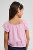 Redtag-Pink-Raffle-Top-Blouses-Girls-2 to 8 Years