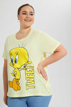 تنزيل الصورة على معرض الصور، Redtag-Yellow-Tweety-T-Shirt-Graphic-T-Shirts-Women&#39;s-
