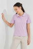 Redtag-Purple-Polo-Rib-T-Shirt-Category:Blouses,-Colour:Purple,-Filter:Senior-Girls-(9-to-14-Yrs),-GSR-Blouses,-New-In,-New-In-GSR,-Non-Sale,-S22D,-Section:Kidswear,-TBL-Senior-Girls-9 to 14 Years