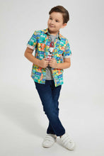 تنزيل الصورة على معرض الصور، Redtag-Mint-Paw-Patrol-Shirt-And-T-Shirt-Set-Casual-Shirts-Boys-2 to 8 Years
