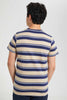 Redtag-Navy-Striped-T-Shirt-Striped-T-Shirts-Senior-Boys-9 to 14 Years