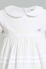 Redtag-White-Peter-Pan-Collar-Dress-Dresses-Infant-Girls-3 to 24 Months