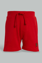 تنزيل الصورة على معرض الصور، Redtag-Grey-And-Red-Active-Shorts-(2-Pack)-Active-Shorts-Infant-Boys-3 to 24 Months
