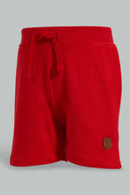 تنزيل الصورة على معرض الصور، Redtag-Grey-And-Red-Active-Shorts-(2-Pack)-Active-Shorts-Infant-Boys-3 to 24 Months
