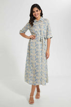 Load image into Gallery viewer, Redtag-Assorted-Printed-Button-Front-Maxi-Dress-Dresses-Women&#39;s-
