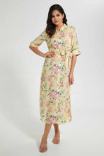 تنزيل الصورة على معرض الصور، Redtag-Assorted-Printed-Button-Front-Maxi-Dress-Dresses-Women&#39;s-
