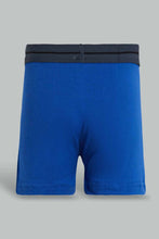 Load image into Gallery viewer, Redtag-Royal-Blue/Black/Grey-Mel-3-Pcs-Pack-Boxer-Short-Boxers-Senior-Boys-9 to 14 Years
