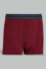 Redtag-Burgundy/Black/Grey-Mel-3-Pcs-Pack-Boxer-Short-365,-BSR-Boxers,-Category:Boxers,-Colour:Assorted,-ESS,-Filter:Senior-Boys-(9-to-14-Yrs),-New-In,-New-In-BSR-APL,-Non-Sale,-Section:Kidswear-Senior-Boys-9 to 14 Years