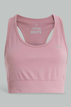 Load image into Gallery viewer, Redtag-Pink-Sports-Bra-Category:T-Shirts,-Colour:Apricot,-Filter:Women&#39;s-Clothing,-New-In,-New-In-Women,-Non-Sale,-S22D,-Section:Women,-Women-T-Shirts-Women&#39;s-
