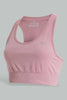 Redtag-Pink-Sports-Bra-Category:T-Shirts,-Colour:Apricot,-Filter:Women's-Clothing,-New-In,-New-In-Women,-Non-Sale,-S22D,-Section:Women,-Women-T-Shirts-Women's-