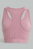 Redtag-Pink-Sports-Bra-Category:T-Shirts,-Colour:Apricot,-Filter:Women's-Clothing,-New-In,-New-In-Women,-Non-Sale,-S22D,-Section:Women,-Women-T-Shirts-Women's-