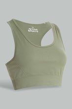 تنزيل الصورة على معرض الصور، Redtag-Green-Sports-Bra-Sports-Bras-Women&#39;s-
