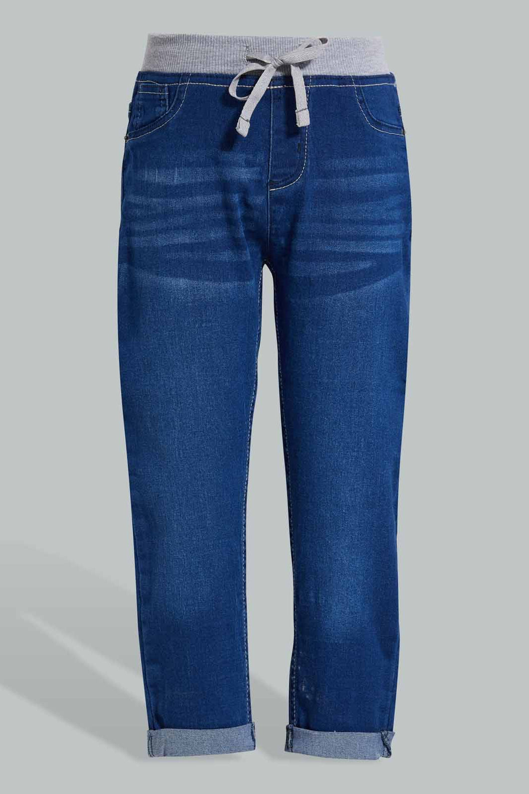 Redtag-Dark-Wash-Capri-Jeggings-Category:Jeans,-Colour:Darkwash,-Filter:Senior-Girls-(9-to-14-Yrs),-GSR-Jeans,-New-In,-New-In-GSR,-Non-Sale,-S22D,-Section:Kidswear,-TBL-Senior-Girls-