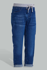 Redtag-Dark-Wash-Capri-Jeggings-Category:Jeans,-Colour:Darkwash,-Filter:Senior-Girls-(9-to-14-Yrs),-GSR-Jeans,-New-In,-New-In-GSR,-Non-Sale,-S22D,-Section:Kidswear,-TBL-Senior-Girls-